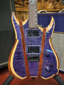 Severin Rogue Electric Guitar – Blue Purple Flame Maple Consignment GB 839