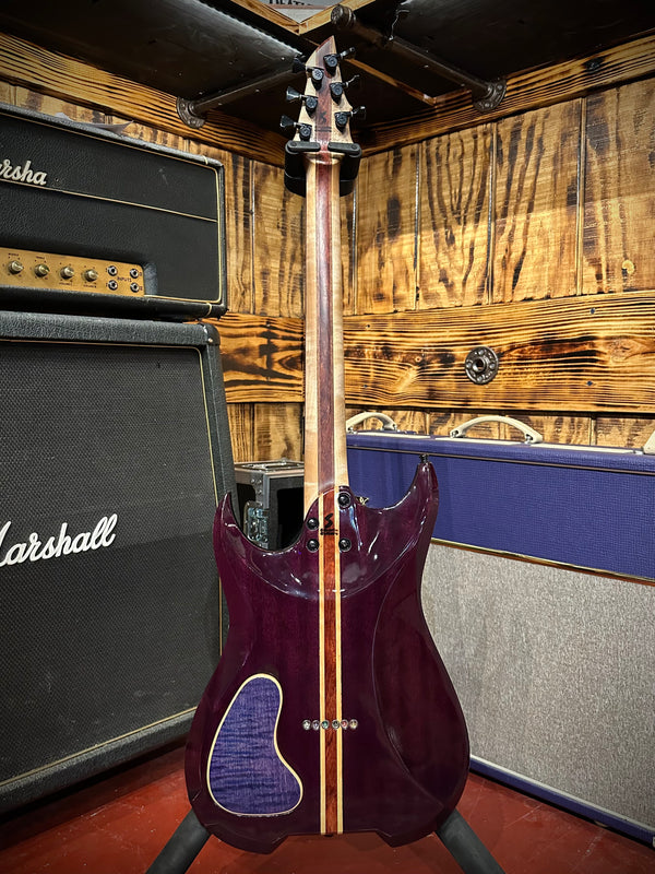 Severin Rogue Electric Guitar – Blue Purple Flame Maple Consignment GB 839