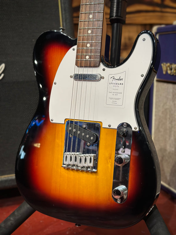 Fender Standard Series Telecaster Electric Guitar, 3-Color Sunburst
