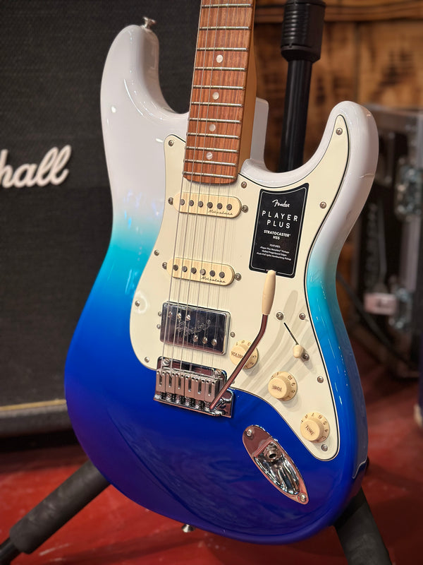 Fender 75th Anniversary Player Plus Stratocaster HSS Electric Guitar - Belair Blue