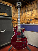 Epiphone Jerry Cantrell "Wino" Les Paul Custom Electric Guitar - Wine Red Case 848