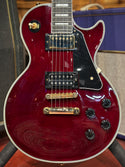 Epiphone Jerry Cantrell "Wino" Les Paul Custom Electric Guitar - Wine Red Case 848