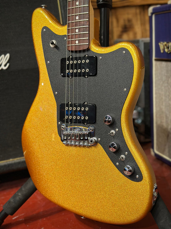 G&L CLF Research Doheny V12 Electric Guitar - Pharaoh Gold Firemist, Rosewood Fingerboard Consignment # 851