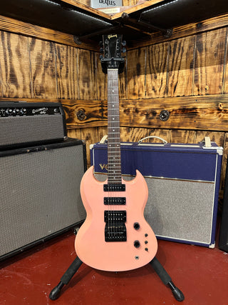 1985 Gibson SG Special 400 Pink Panther w/ Chainsaw case *RARE* Case # 857