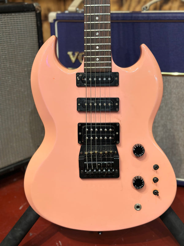 1985 Gibson SG Special 400 Pink Panther w/ Chainsaw case *RARE* Case # 857