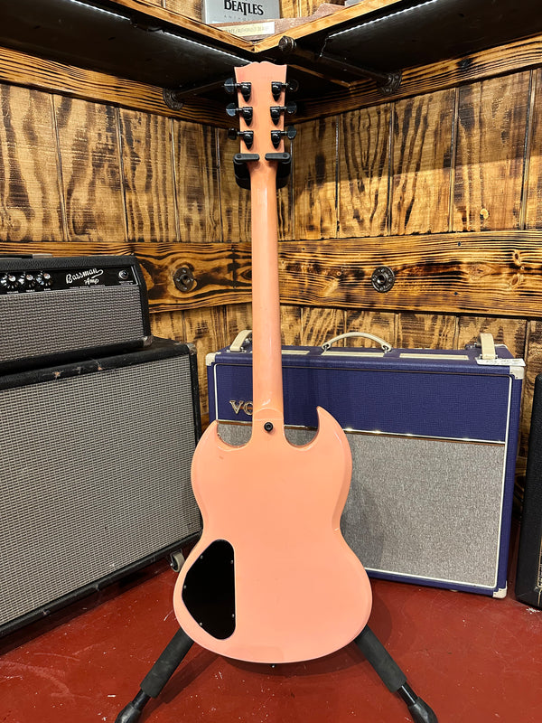1985 Gibson SG Special 400 Pink Panther w/ Chainsaw case *RARE* Case # 857