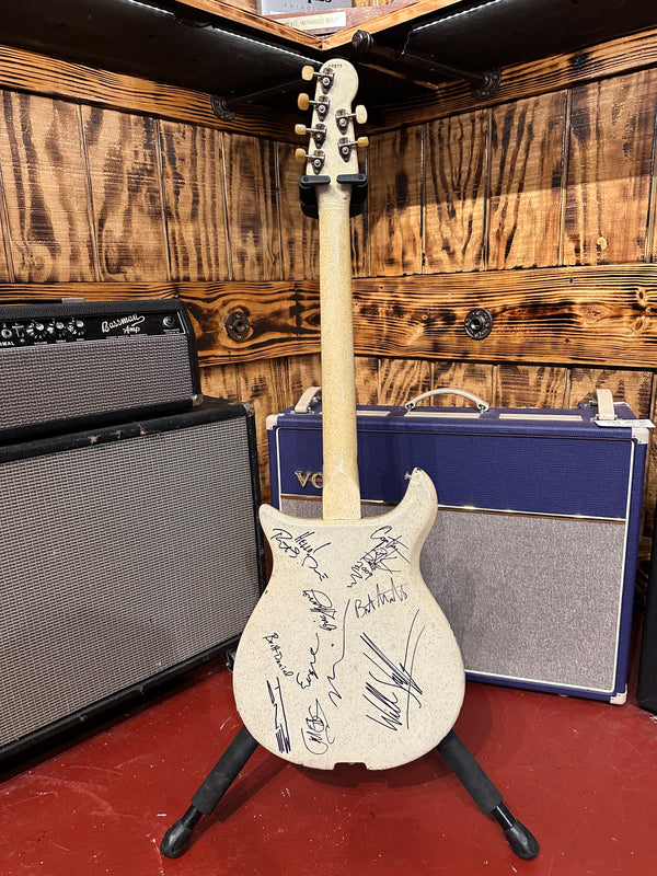 1966 Gretsch silver duke - white/silver owned by Neko Case/ Celebrity signed raffle guitar! GB#859