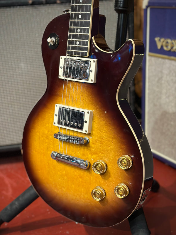 Vintage Hondo II Les Paul Tobacco Burst Consignment #863