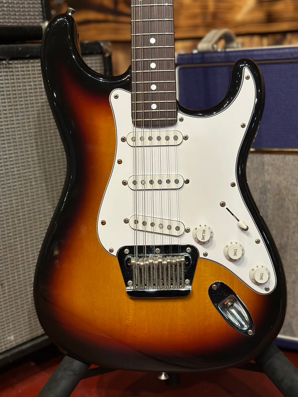 Fender Stratocaster XII -12 String guitar- Made in Japan - Fujigen - Vintage Sunburst