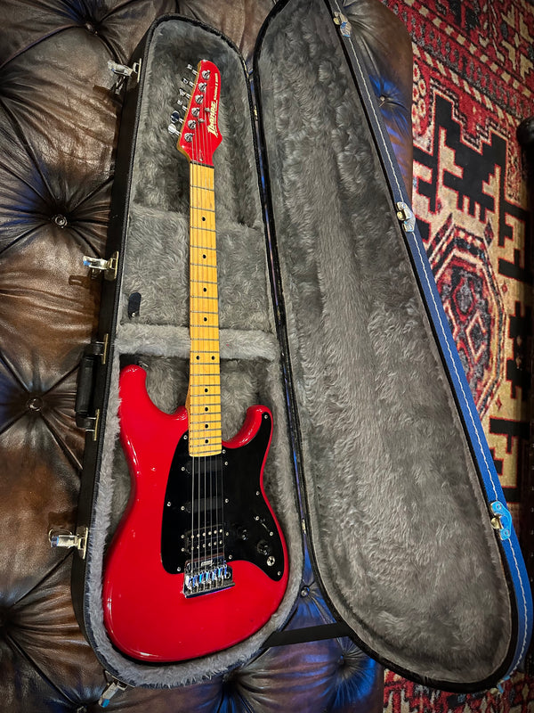 Ibanez Made in Japan RS440 Roadstar II Deluxe Fire Red Case #866