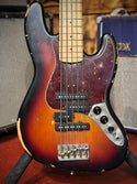 Fender Standard Jazz Bass 5 sting Relic MOD! Three tone Sunburst! GB#869