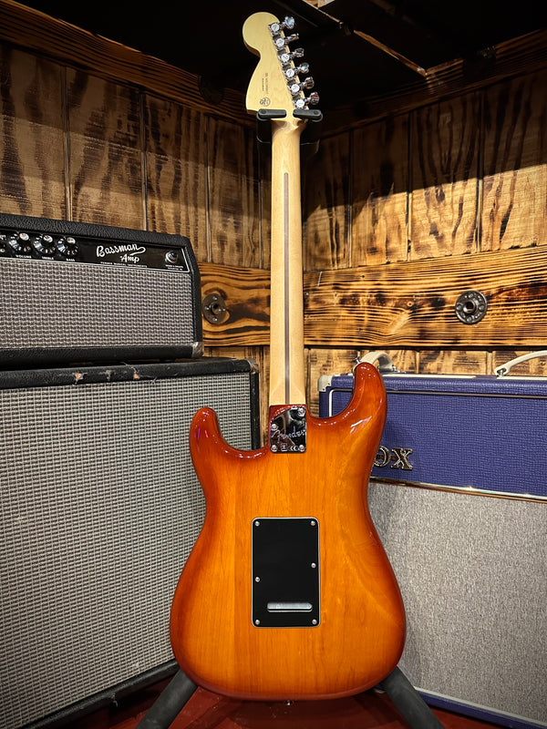 Fender Deluxe Stratocaster HSS with Maple Fretboard 2021 75th Anniversary - Tobacco Sunburst GB#871