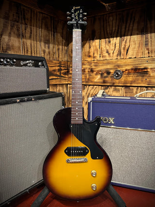 RARE 1991 Greco EJR-54 "Super Power" Les Paul Junior Sunburst - LAWSUIT model - Japan Made - Lollar P90 GB#877