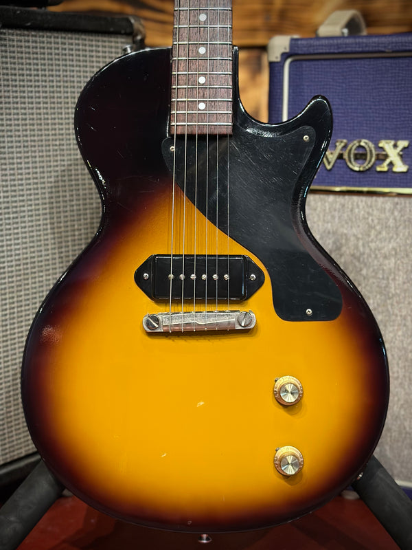 RARE 1991 Greco EJR-54 "Super Power" Les Paul Junior Sunburst - LAWSUIT model - Japan Made - Lollar P90 GB#