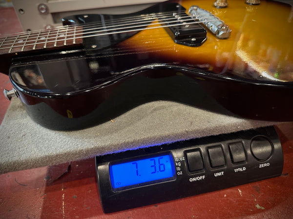 RARE 1991 Greco EJR-54 "Super Power" Les Paul Junior Sunburst - LAWSUIT model - Japan Made - Lollar P90 GB#