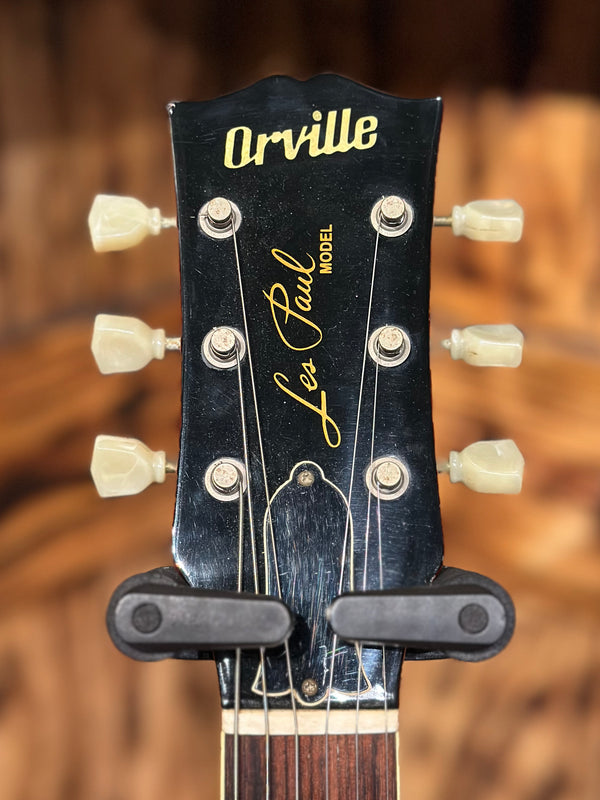 1993 Orville Les Paul Made in Japan Cherry Burst Flame Top w/ Gator Flight Case! #881