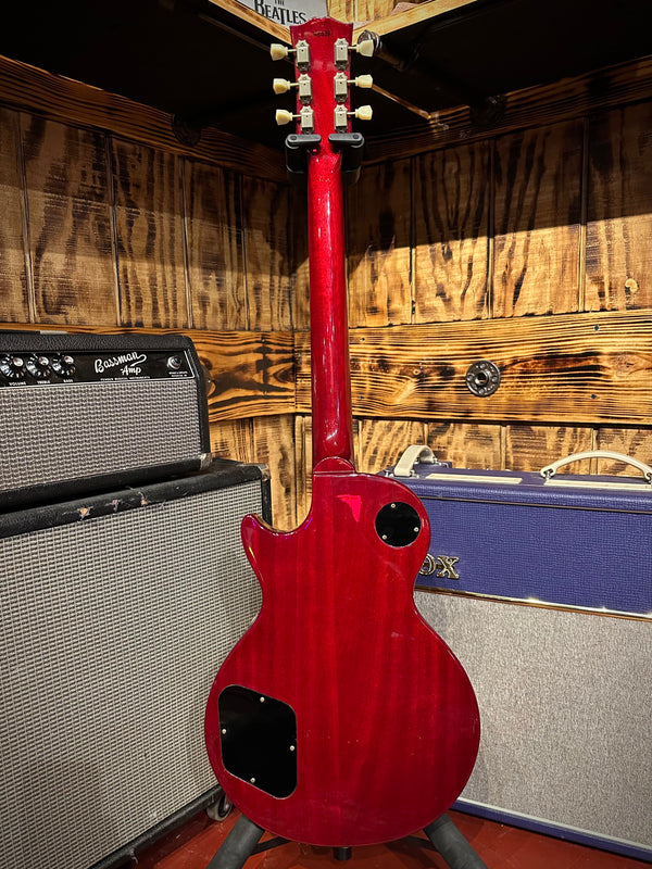1993 Orville Les Paul Made in Japan Cherry Burst Flame Top w/ Gator Flight Case! #881