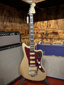Fender Gold Foil Jazzmaster Electric Guitar - Shoreline Gold - Gig Bag GB#888