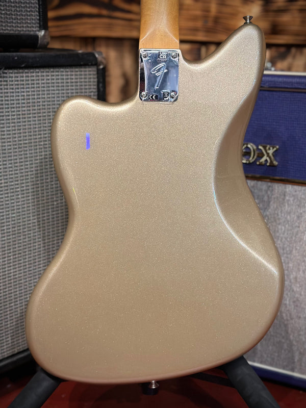 Fender Gold Foil Jazzmaster Electric Guitar - Shoreline Gold - Gig Bag GB#888