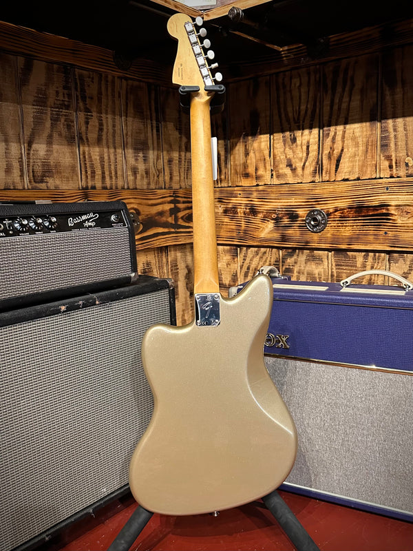 Fender Gold Foil Jazzmaster Electric Guitar - Shoreline Gold - Gig Bag GB#888
