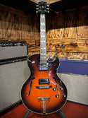 1977 Aria AE  700 - Mach 1- Hollowbody Sunburst - ES 175 Lawsuit guitar #899