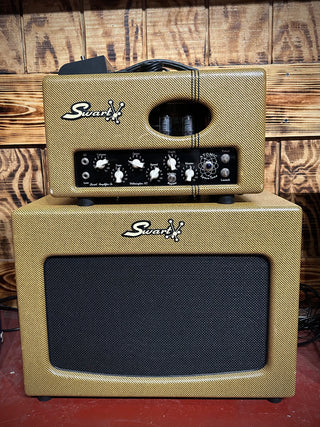Swart Atomic Space Tone Tweed head and 1x12 Extension cab! Consignment