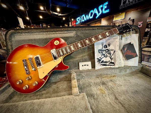 1972 Gibson Les Paul Deluxe Cherry Sunburst with provenance!