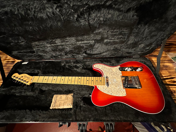 Fender American Deluxe Telecaster with Maple Fretboard 2013 - Aged Cherry Burst #911