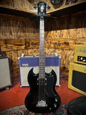 2005 Epiphone EB-0 SG Short-Scale Bass – Ebony GB #928