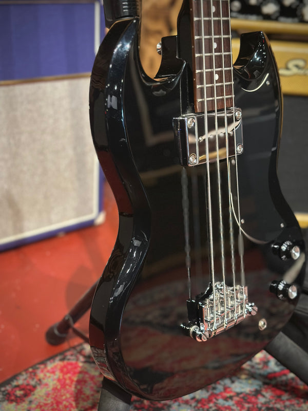 2005 Epiphone EB-0 SG Short-Scale Bass – Ebony GB #928
