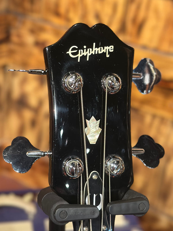 2005 Epiphone EB-0 SG Short-Scale Bass – Ebony GB #928