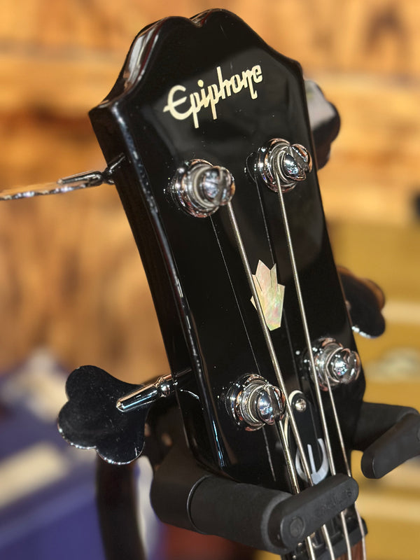 2005 Epiphone EB-0 SG Short-Scale Bass – Ebony GB #928