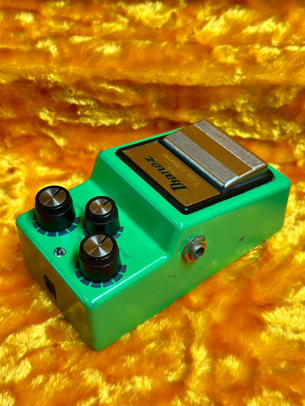 Ibanez TS9 Tube Screamer (Black Label) 1982 - Green JRC4558D