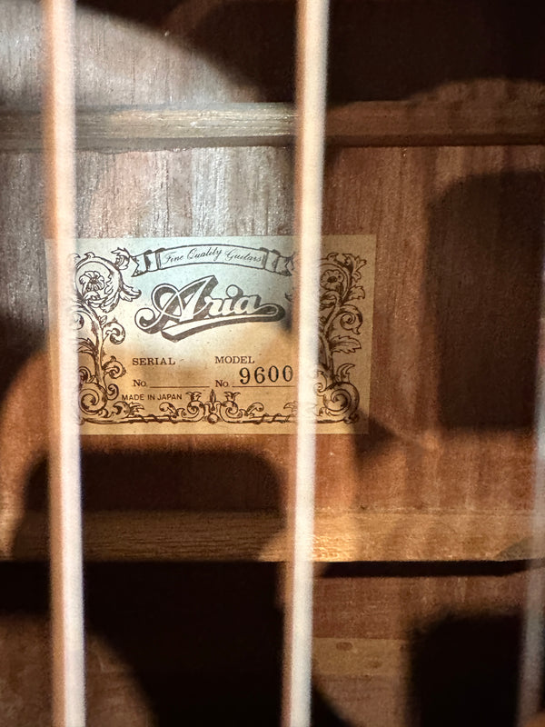 Aria Acoustic Model 9600 w/GB #932 - Consignment