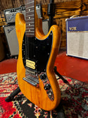 Vintage 1976 Fender Mustang Electric Guitar - Natural Ash - Case 907 - Consignment