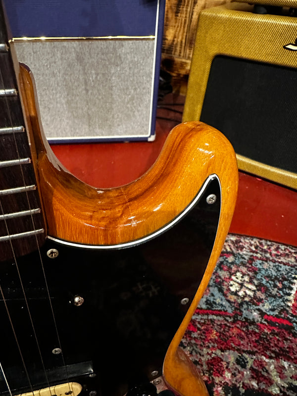 Vintage 1976 Fender Mustang Electric Guitar - Natural Ash - Case 907 - Consignment