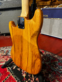 Vintage 1976 Fender Mustang Electric Guitar - Natural Ash - Case 907 - Consignment