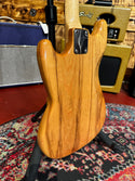 Vintage 1976 Fender Mustang Electric Guitar - Natural Ash - Case 907 - Consignment