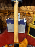 Vintage 1976 Fender Mustang Electric Guitar - Natural Ash - Case 907 - Consignment
