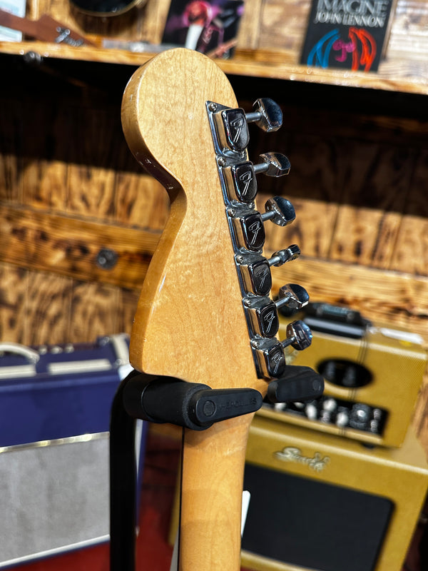 Vintage 1976 Fender Mustang Electric Guitar - Natural Ash - Case 907 - Consignment