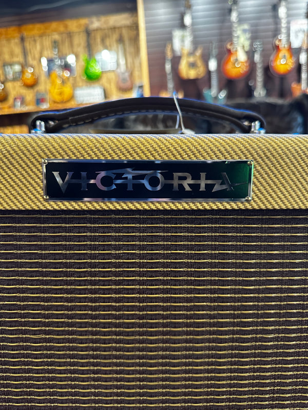 Victoria Ivy League 1x12 Tweed Combo Amplifier (14-Watt 5F10 Harvard Circuit) Consignment