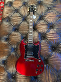 2021 Epiphone SG Standard Red sn# 21081526918w/OHSC case#795