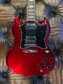 2021 Epiphone SG Standard Red sn# 21081526918w/OHSC case#795