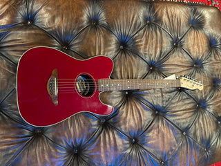 Fender Teleacoustic Wine Red sn#CD05025644 Gig Bag #822 Consignment