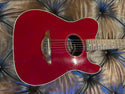 Fender Teleacoustic Wine Red sn#CD05025644 Gig Bag #822 Consignment