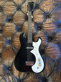 Silvertone 1448 Black & Silver Sparkle Case #801 Consignment