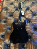 Silvertone 1448 Black & Silver Sparkle Case #801 Consignment