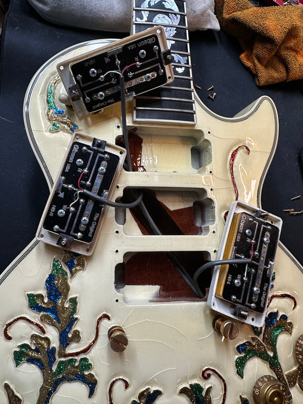 1989 Les Paul Glitter Girls - One Off Art Guitar