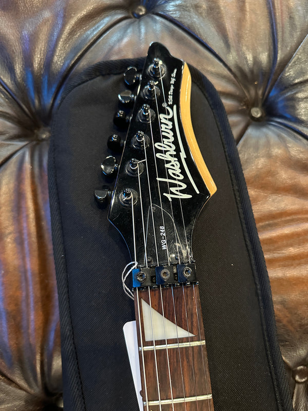 Washburn WG 248 Electric Guitar w/Floyd Rose Gig Bag # 827 Consignment