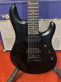 Sterling JP 70 Flat Black 7 String Guitar w/ Case #943